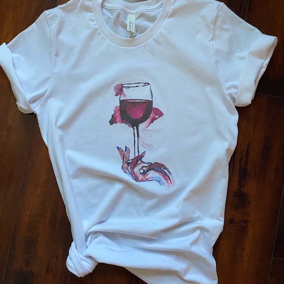 My art 🍷Wine shirt🍷 - Picture 2 of 2